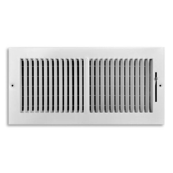 TRUaire 102M/14x06 Stamped Sidewall/Ceiling Register Front View