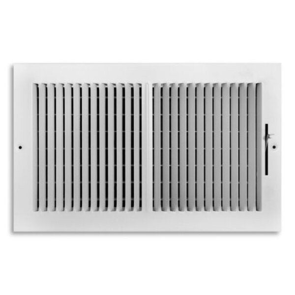 TRUaire 102M/14x08 Stamped Sidewall/Ceiling Register Front View