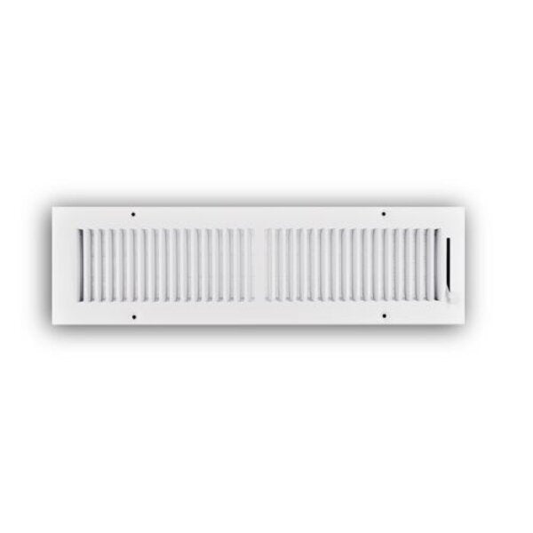 TRUaire 102M/18x04 Stamped Sidewall/Ceiling Register Front View