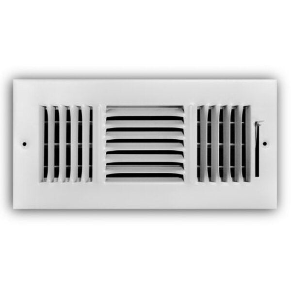 TRUaire 103M/10x04 Stamped Sidewall/Ceiling Register Front View