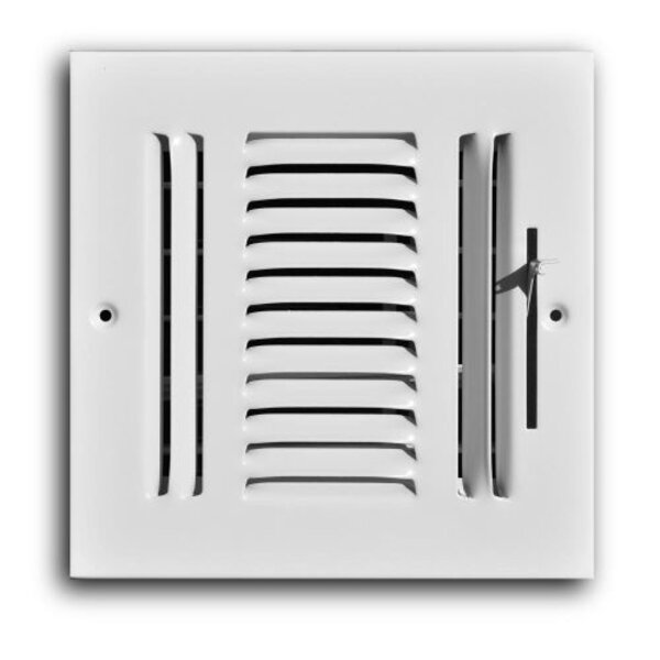 TRUaire 103M/06x06 Stamped Sidewall/Ceiling Register Front View
