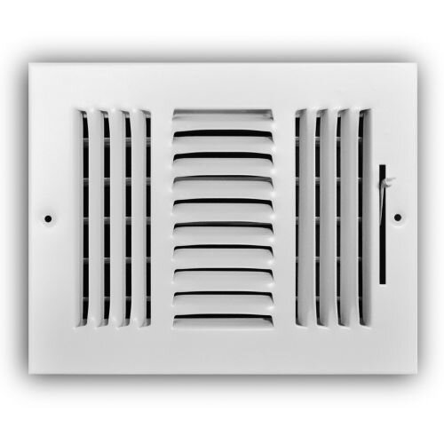 TRUaire 103M/08x06 Stamped Sidewall/Ceiling Register Front View
