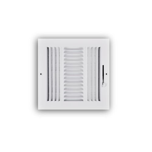 TRUaire 103M/08x08 Stamped Sidewall/Ceiling Register Front View