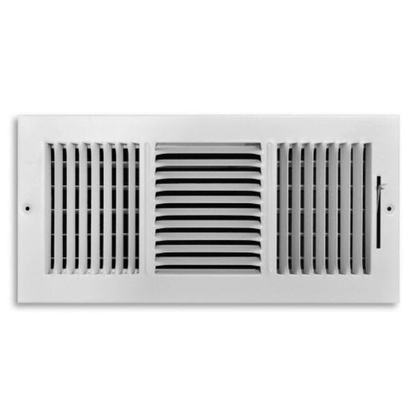 TRUaire 103M/14x06 Stamped Sidewall/Ceiling Register Front View
