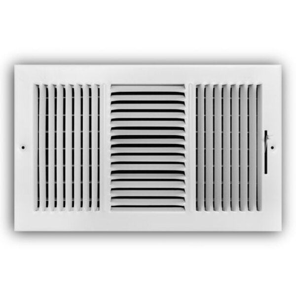 TRUaire 103M/14x08 Stamped Sidewall/Ceiling Register Front View