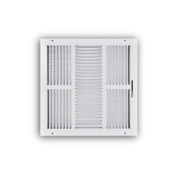 TRUaire 103M/14x14 Stamped Sidewall/Ceiling Register Front View