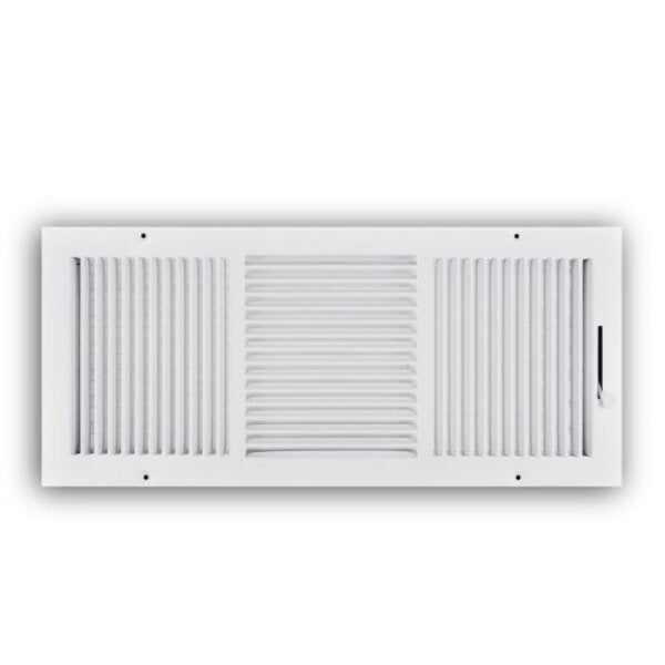 TRUaire 103M/24x08 Stamped Sidewall/Ceiling Register Front View