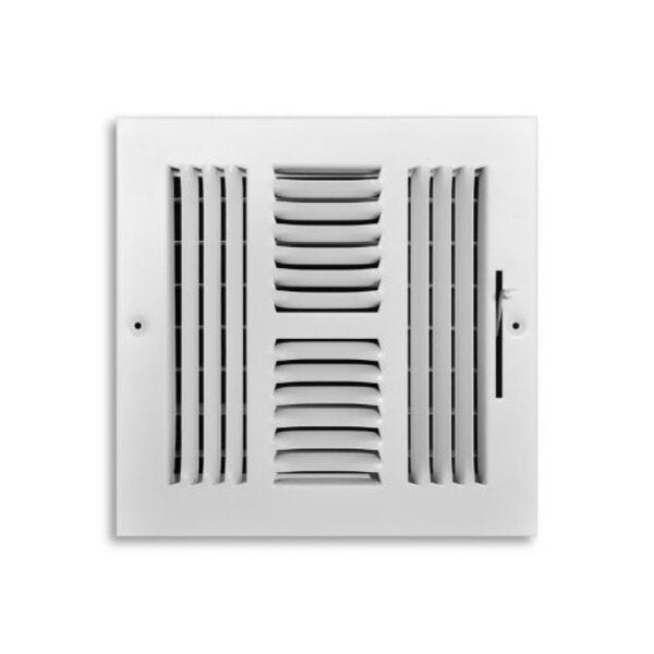 TRUaire 104M/08x08 Stamped Sidewall/Ceiling Register Front View