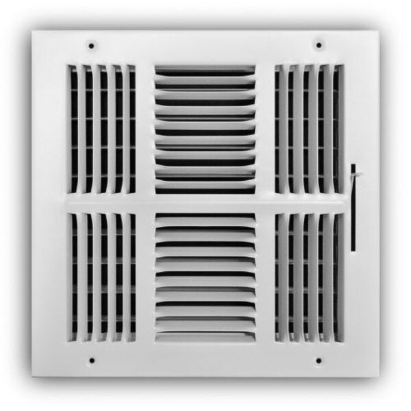 TRUaire 104M/10x10 Stamped Sidewall/Ceiling Register Front View