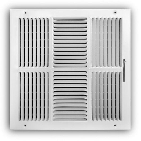 TRUaire 104M/14x14 Stamped Sidewall/Ceiling Register Front View