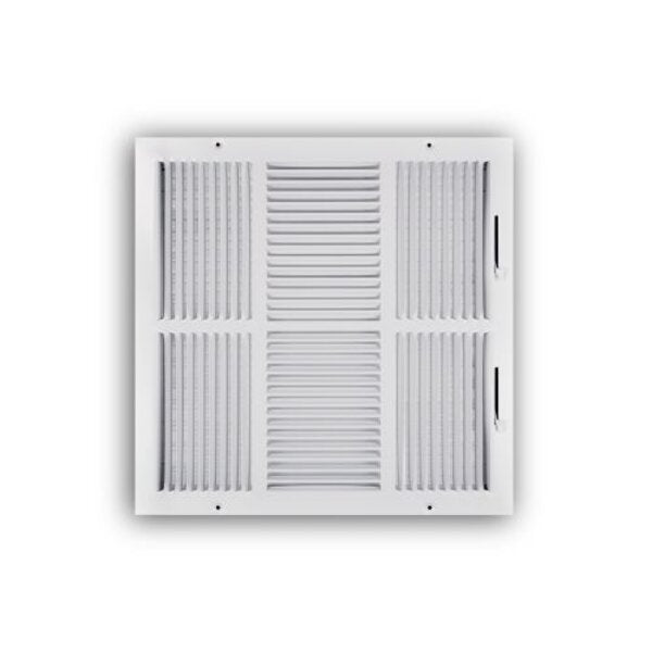 TRUaire 104M/16x16 Stamped Sidewall/Ceiling Register Front View