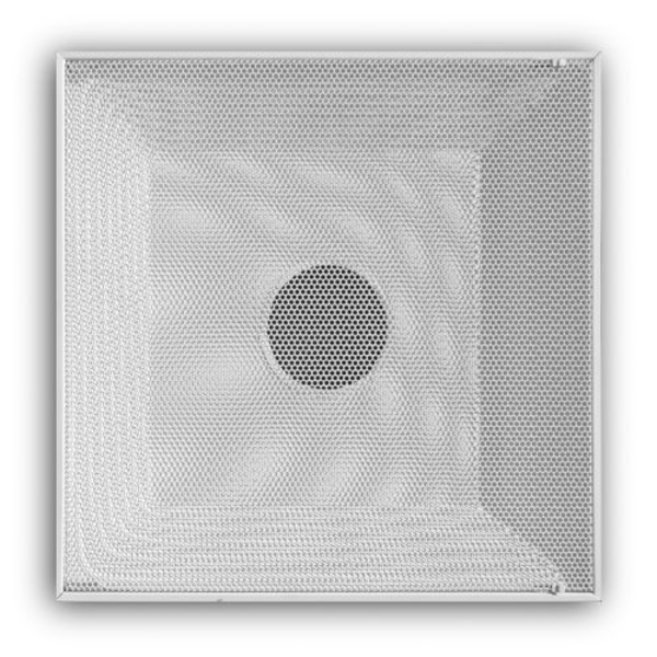 TRUaire 1444RG-14 Perforated T-Bar Return Air Grille Front View