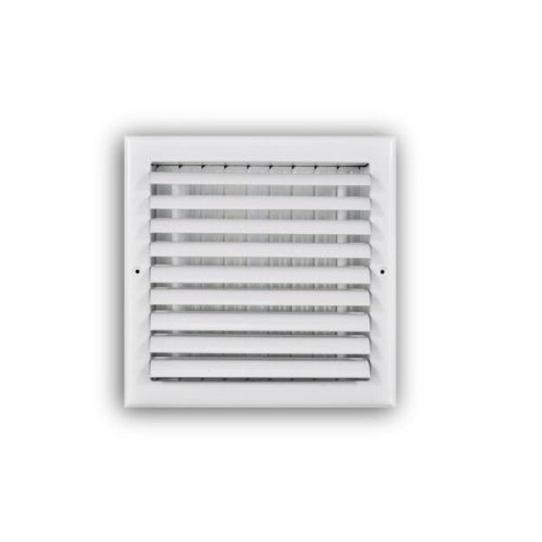 TRUaire 301M/10x10 Curved Blade Sidewall / Ceiling Register Front View