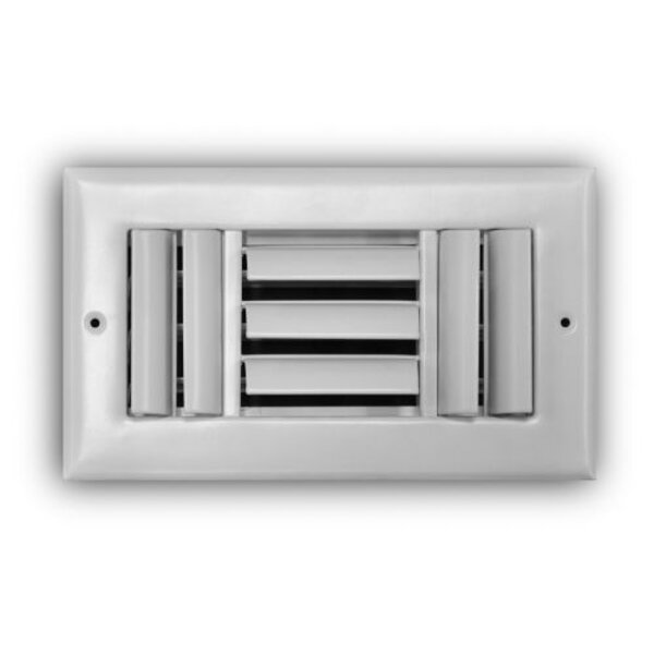 TRUaire 303M/08x04 Curved Blade Sidewall / Ceiling Register Front View