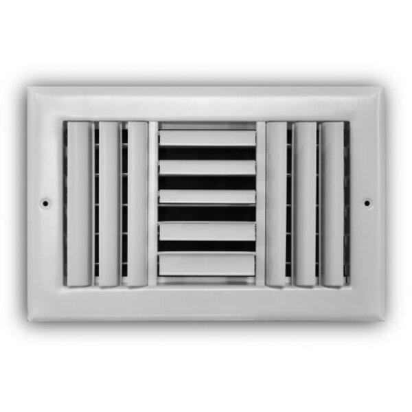 TRUaire 303M/10x06 Curved Blade Sidewall / Ceiling Register Front View