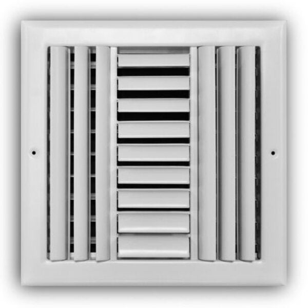 TRUaire 303M/10x10 Curved Blade Sidewall / Ceiling Register Front View