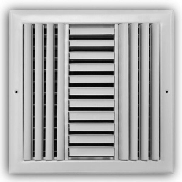 TRUaire 303M/12x12 Curved Blade Sidewall / Ceiling Register Front View