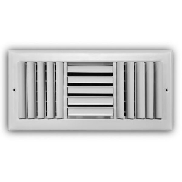 TRUaire 303M/14x06 Curved Blade Sidewall / Ceiling Register Front View