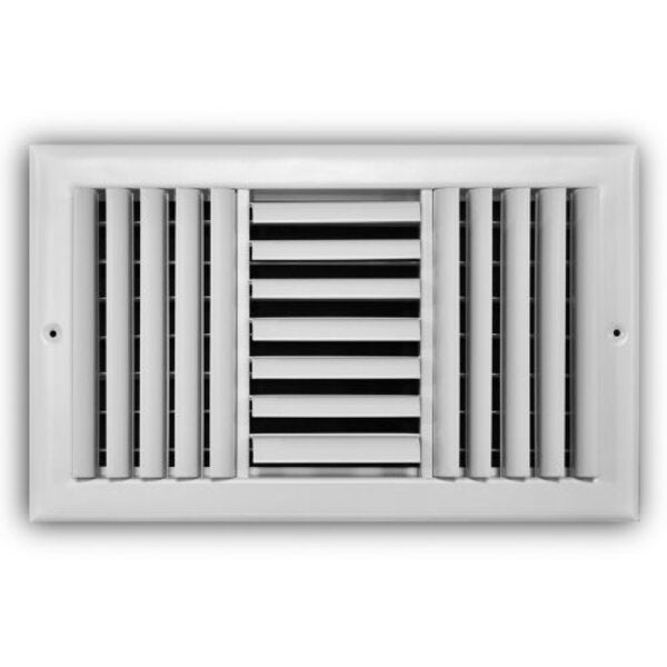 TRUaire 303M/14x08 Curved Blade Sidewall / Ceiling Register Front View