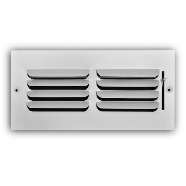 TRUaire 401M/10X04 Stamped Curved Blade Sidewall/Ceiling registers Front View