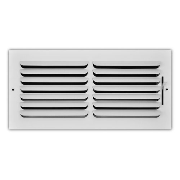 TRUaire 401M14x06 Stamped Curved Blade SidewallCeiling registers Front View