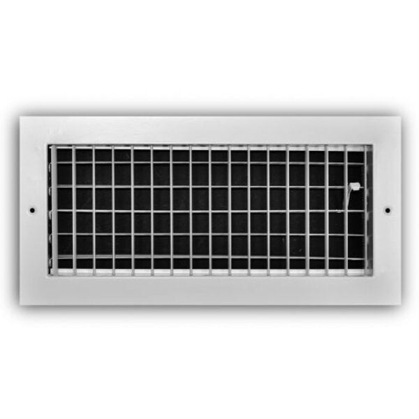 TRUaire A210VM/14x06 Aluminum Bar Type Sidewall/ Ceiling Register Front View