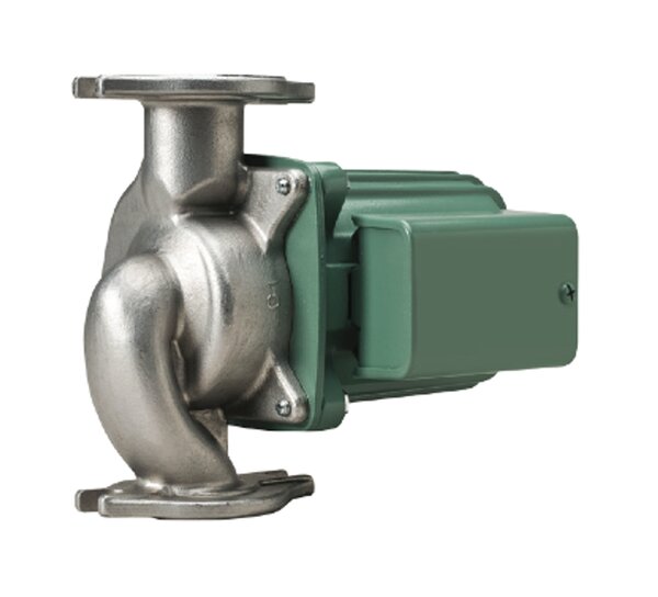 Taco 0012-SF4-IFC Stainless Steel Circulator w/ Integral Flow Check, 1/8 HP Side View