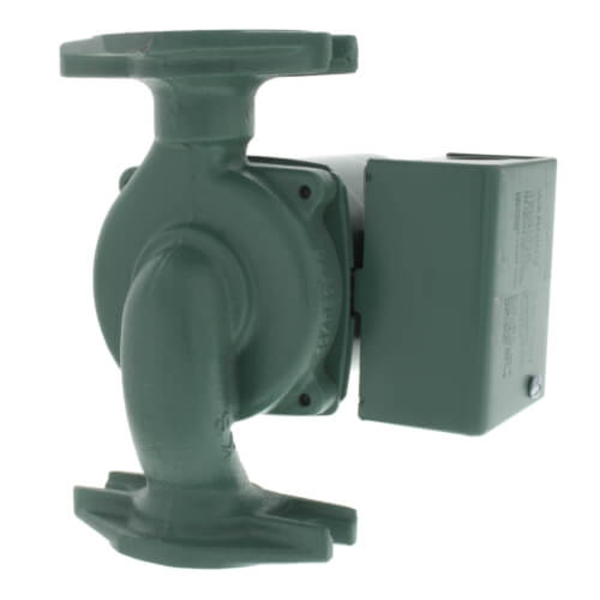 Taco 0015-MSF3-1IFC 3-Speed Cast Iron Circulator - Integral Flow Check, 1/20 HP w/ Rotated Flanges Front View
