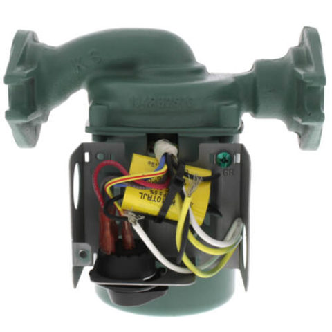 Taco 0015-MSF3-1IFC 3-Speed Cast Iron Circulator - Integral Flow Check, 1/20 HP w/ Rotated Flanges Back View