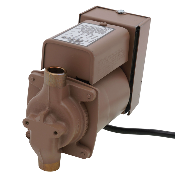 Taco 003-BC4-PNP Plumb n' Plug Pump w/ Analog Timer, 1/40 HP (1/2" Sweat) Front View