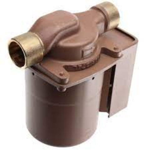 Taco 006-B4 (3/4" Sweat) Taco Bronze Circulator, 1/40 HP Side View