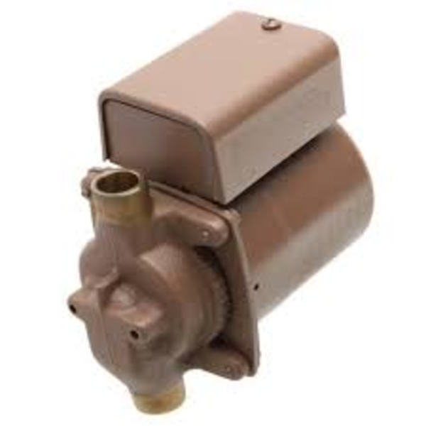 Taco 006-BC4 (1/2" Sweat) Taco Bronze Circulator, 1/40 HP Front View