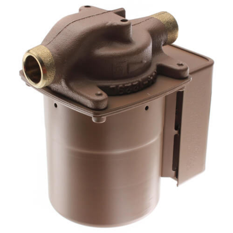 Taco 006-BC4 (1/2" Sweat) Taco Bronze Circulator, 1/40 HP Side View
