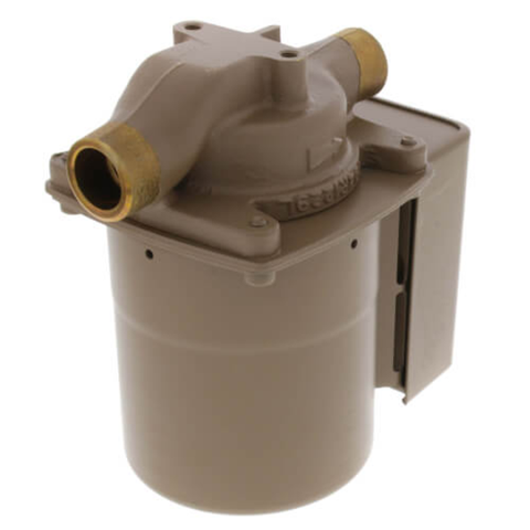 Taco 006-BC8Y (1/2" Sweat) Taco Bronze Circulator, 1/40 HP (230V) SIde View
