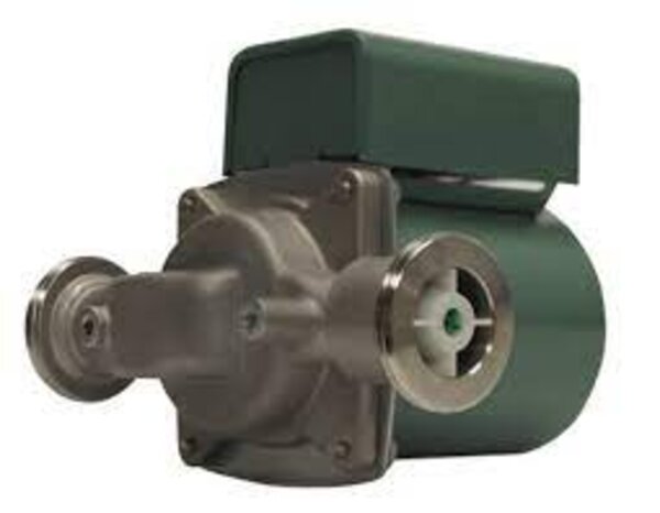 Taco 006-SC7-IFC Stainless Steel Circulator Pump w/ Integral Flow Check, 1/40 HP Side View