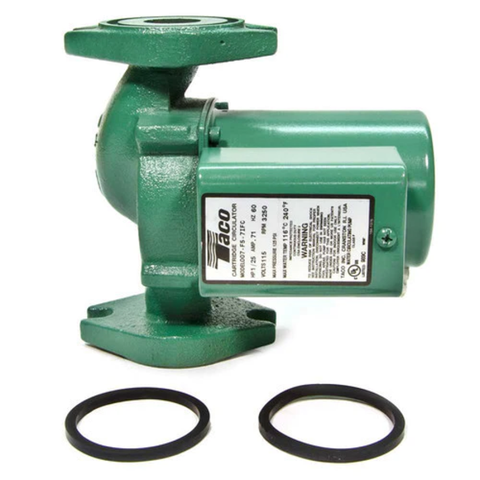 Taco 007-F5 Cast Iron Circulator, 1/25 HP Front View