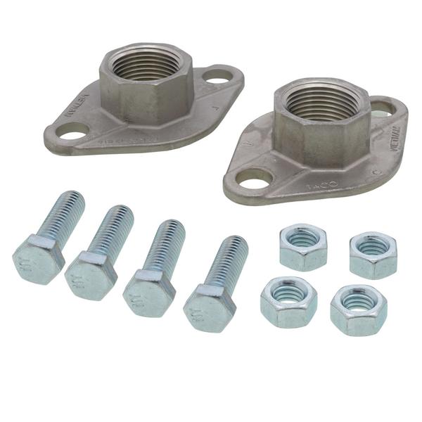 Taco 110-252SF 1" Taco Stainless Steel Freedom Flange (Pair) Side View