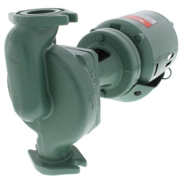 Taco 111-8 Cast Iron Three-Piece Circulator Pump, 1/8 HP Front VIew