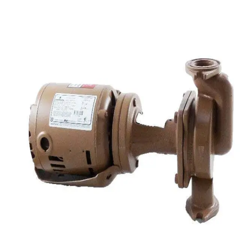 Taco 111-8S Stainless Steel Three-Piece Circulator Pump, 1/8 HP Front View