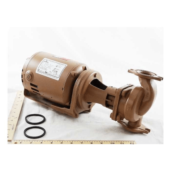 Taco 112-14S Stainless Steel Three-Piece Circulator Pump, 1/3 HP Side View