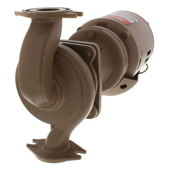 Taco 113-4S Stainless Steel Three-Piece Circulator Pump, 1/8 HP Front View