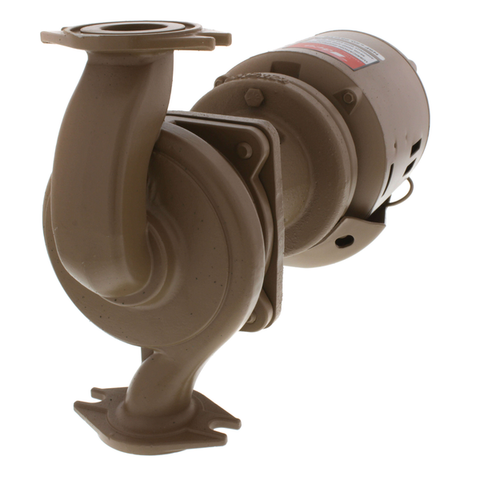 Taco 113-4S Stainless Steel Three-Piece Circulator Pump, 1/8 HP Front View
