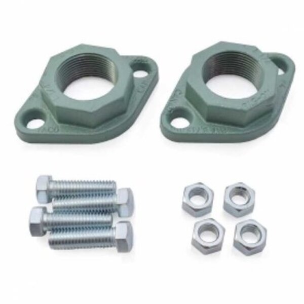 Taco 194-1540F 1-1/4" Taco Cast Iron Threaded Freedom Flange Set (for 0012-F4, 1400-30, 1400-40, 2400-30, 2400-40) Side View