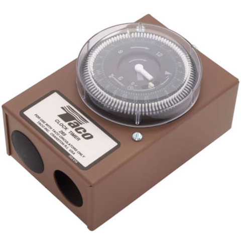 Taco 265-1 24 Hour Analog Timer w/ Dust Cover