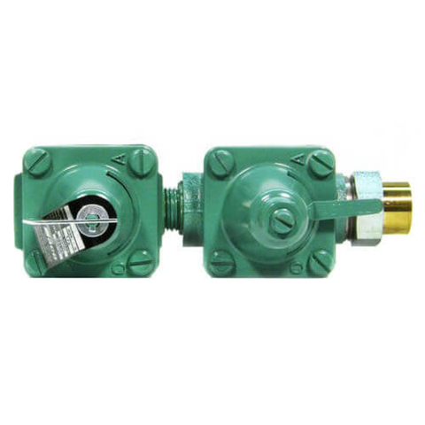 Taco 334-T3 Dual Unit Valve (Threaded) Top View