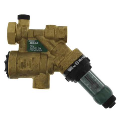Taco 3450-2 1/2" Combination Boiler Feed Valve & Backflow (NPT x Sweat) Front View