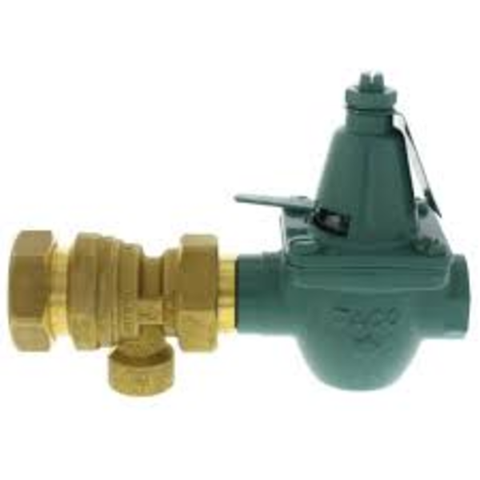 Taco 3492-050-T1 1/2" Cast Iron Combination Boiler Feed Valve & Backflow (NPT x NPT) Frotn View