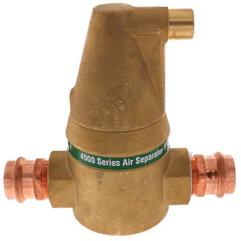 Taco 49-100P-1 1"BrassSeries Air Separator (Press) Front View