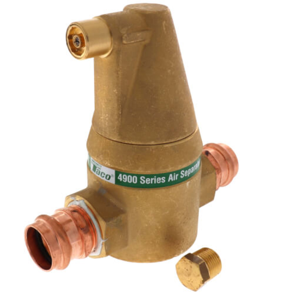 Taco 49-100P-1 1"BrassSeries Air Separator (Press) Side View