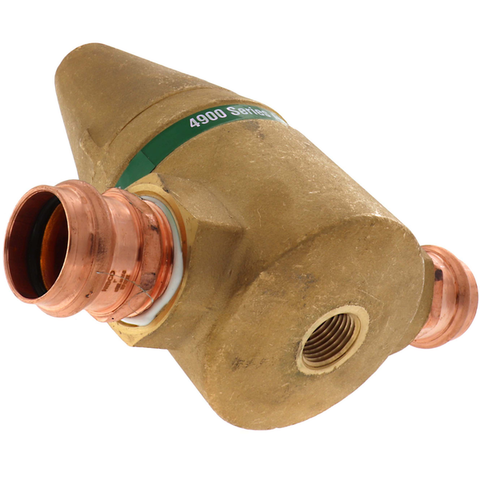 Taco 49-100P-1 1"BrassSeries Air Separator (Press) Back View